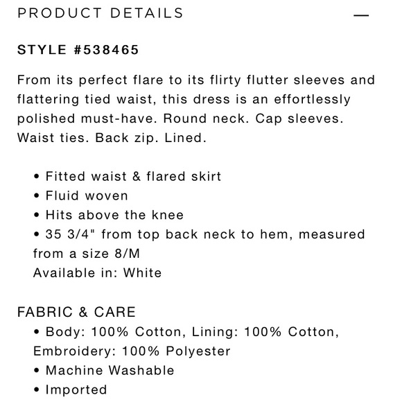 Loft Eyelet Ruffle Flare Dress - Picture 4 of 7